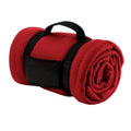 Red - Front - MidOcean Stavenger Fleece Blanket
