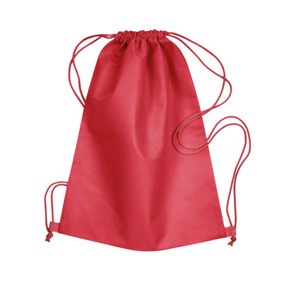 Red - Front - MidOcean Daffy Non-Woven Drawstring Bag