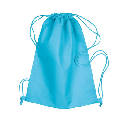 Turquoise - Front - MidOcean Daffy Non-Woven Drawstring Bag