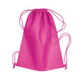 Fuchsia - Front - MidOcean Daffy Non-Woven Drawstring Bag