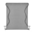 Grey - Back - MidOcean Daffy Non-Woven Drawstring Bag