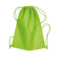 Lime - Front - MidOcean Daffy Non-Woven Drawstring Bag