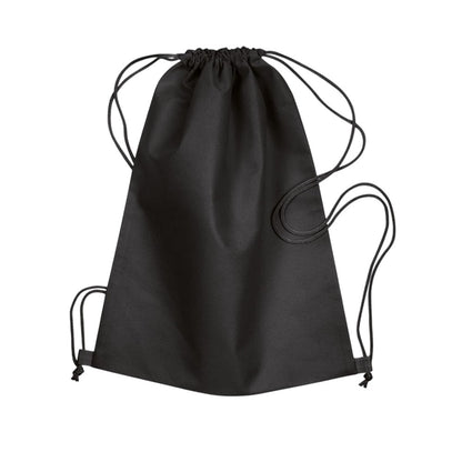 Black - Front - MidOcean Daffy Non-Woven Drawstring Bag