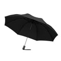 Black - Back - MidOcean Dundee Foldable Reversible Folding Umbrella
