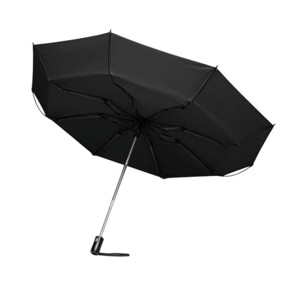 Black - Side - MidOcean Dundee Foldable Reversible Folding Umbrella