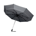 Grey - Side - MidOcean Dundee Foldable Reversible Folding Umbrella