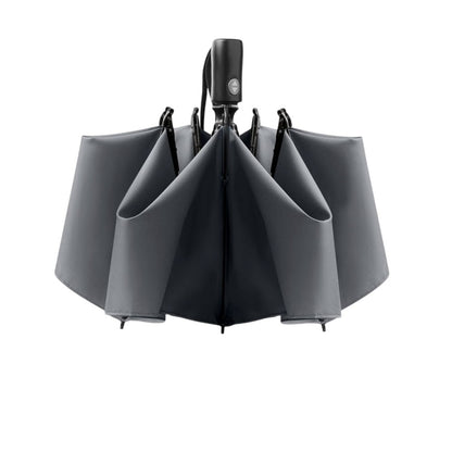 Grey - Pack Shot - MidOcean Dundee Foldable Reversible Folding Umbrella