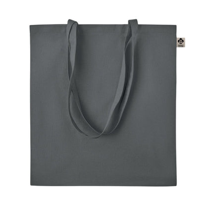 Grey - Back - MidOcean Zimde Organic Cotton Tote Bag