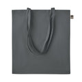 Grey - Back - MidOcean Zimde Organic Cotton Tote Bag