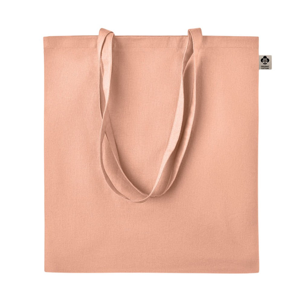 Orange - Back - MidOcean Zimde Organic Cotton Tote Bag