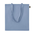 Baby Blue - Back - MidOcean Zimde Organic Cotton Tote Bag