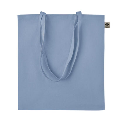 Baby Blue - Back - MidOcean Zimde Organic Cotton Tote Bag
