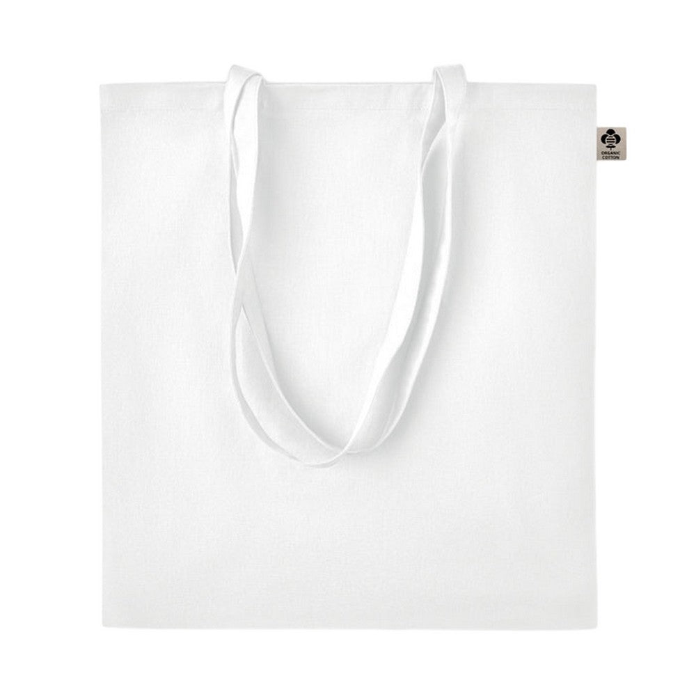 White - Back - MidOcean Zimde Organic Cotton Tote Bag