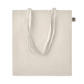 Beige - Back - MidOcean Zimde Organic Cotton Tote Bag