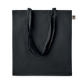 Black - Back - MidOcean Zimde Organic Cotton Tote Bag