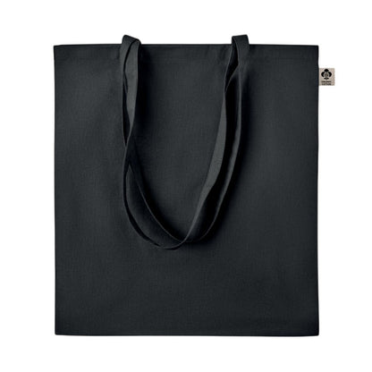 Black - Back - MidOcean Zimde Organic Cotton Tote Bag