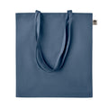 Blue - Back - MidOcean Zimde Organic Cotton Tote Bag