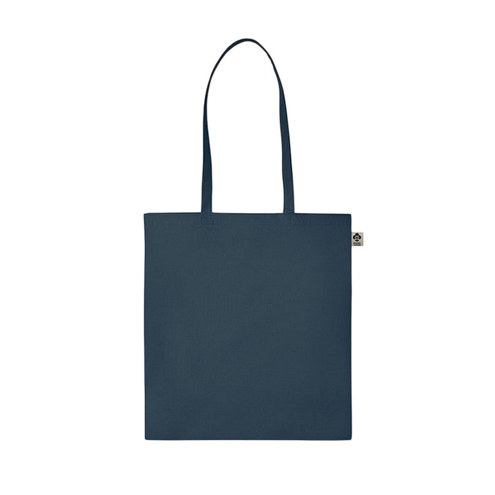 French Navy - Front - MidOcean Zimde Organic Cotton Tote Bag
