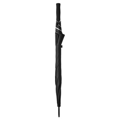 Black - Side - MidOcean Swansea+ Stick Umbrella