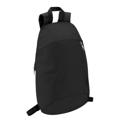 Black - Back - MidOcean Tirana Front Pocket Backpack