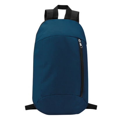 Blue - Front - MidOcean Tirana Front Pocket Backpack