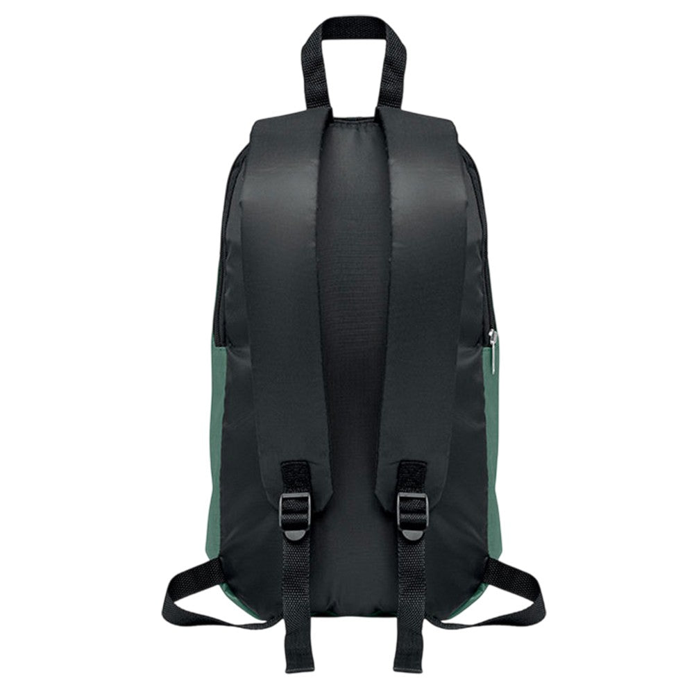 Dark Green - Back - MidOcean Tirana Front Pocket Backpack