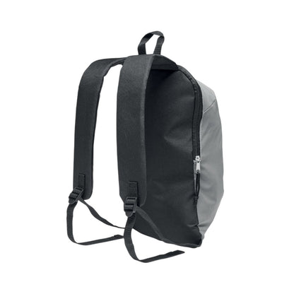 Matt Silver - Back - MidOcean Visiback Reflective Backpack