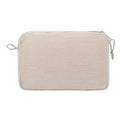 Beige - Back - MidOcean Naima Cosmetic Hemp Cosmetic Bag