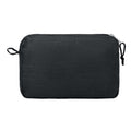 Black - Back - MidOcean Naima Cosmetic Hemp Cosmetic Bag