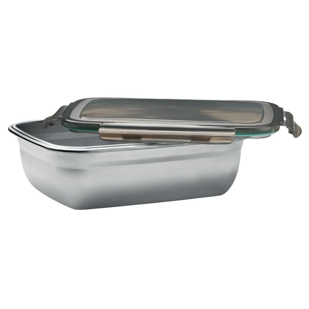 Transparent Grey - Side - MidOcean Lox Plus 1.5L Lunch Box