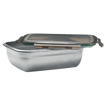 Transparent Grey - Side - MidOcean Lox Plus 1.5L Lunch Box