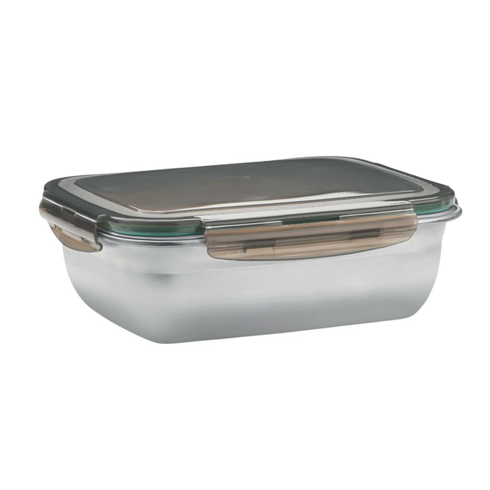 Transparent Grey - Front - MidOcean Lox Plus 1.5L Lunch Box