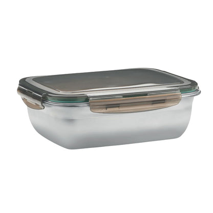 Transparent Grey - Front - MidOcean Lox Plus 1.5L Lunch Box