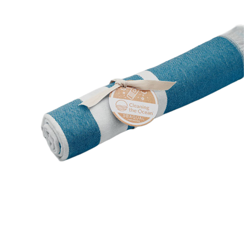 Turquoise - Back - MidOcean Wave Hammam SeaQual Bath Towel