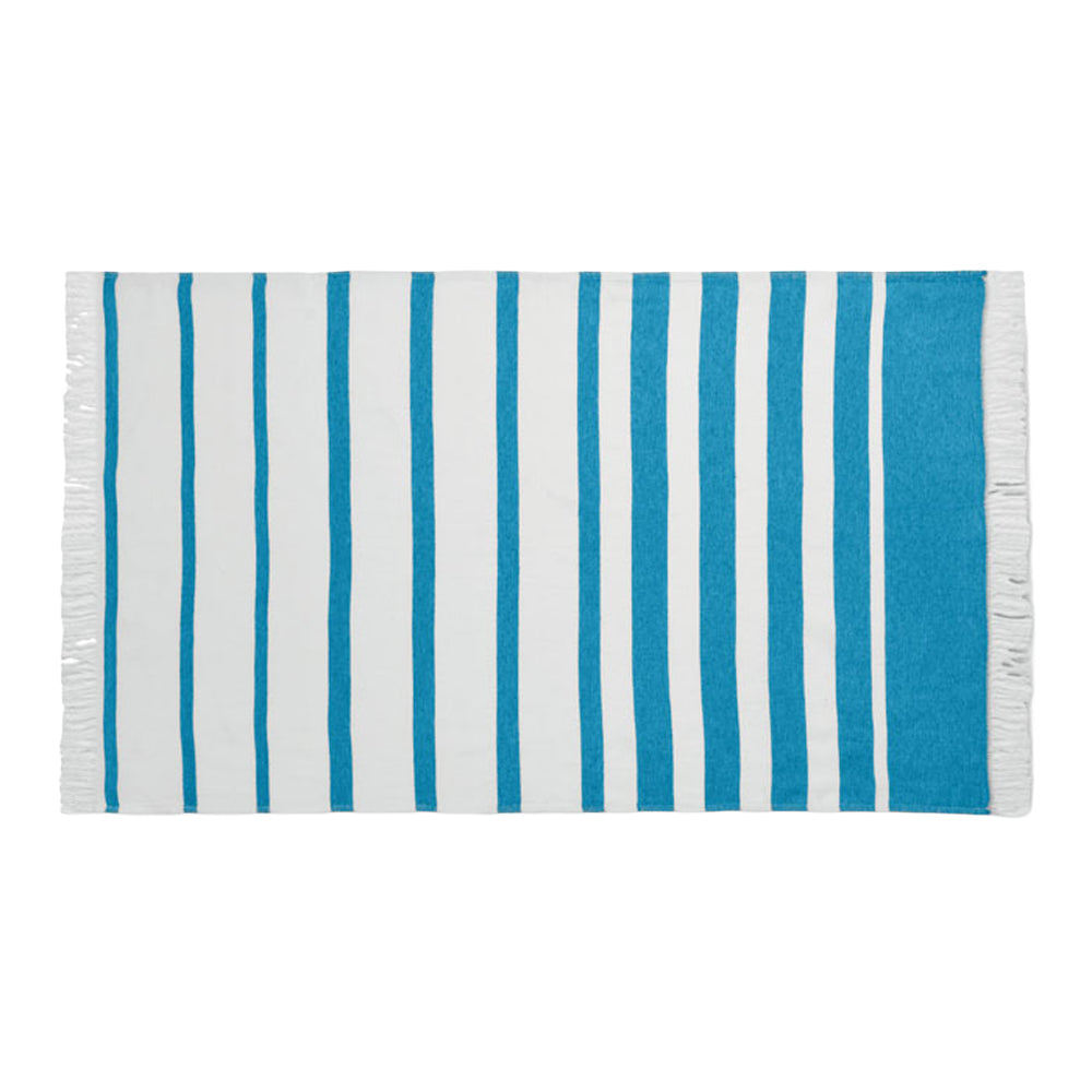 Turquoise - Side - MidOcean Wave Hammam SeaQual Bath Towel