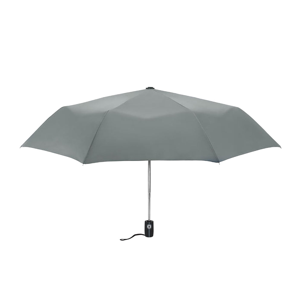 Grey - Front - MidOcean Gentlemen Windproof Stick Umbrella