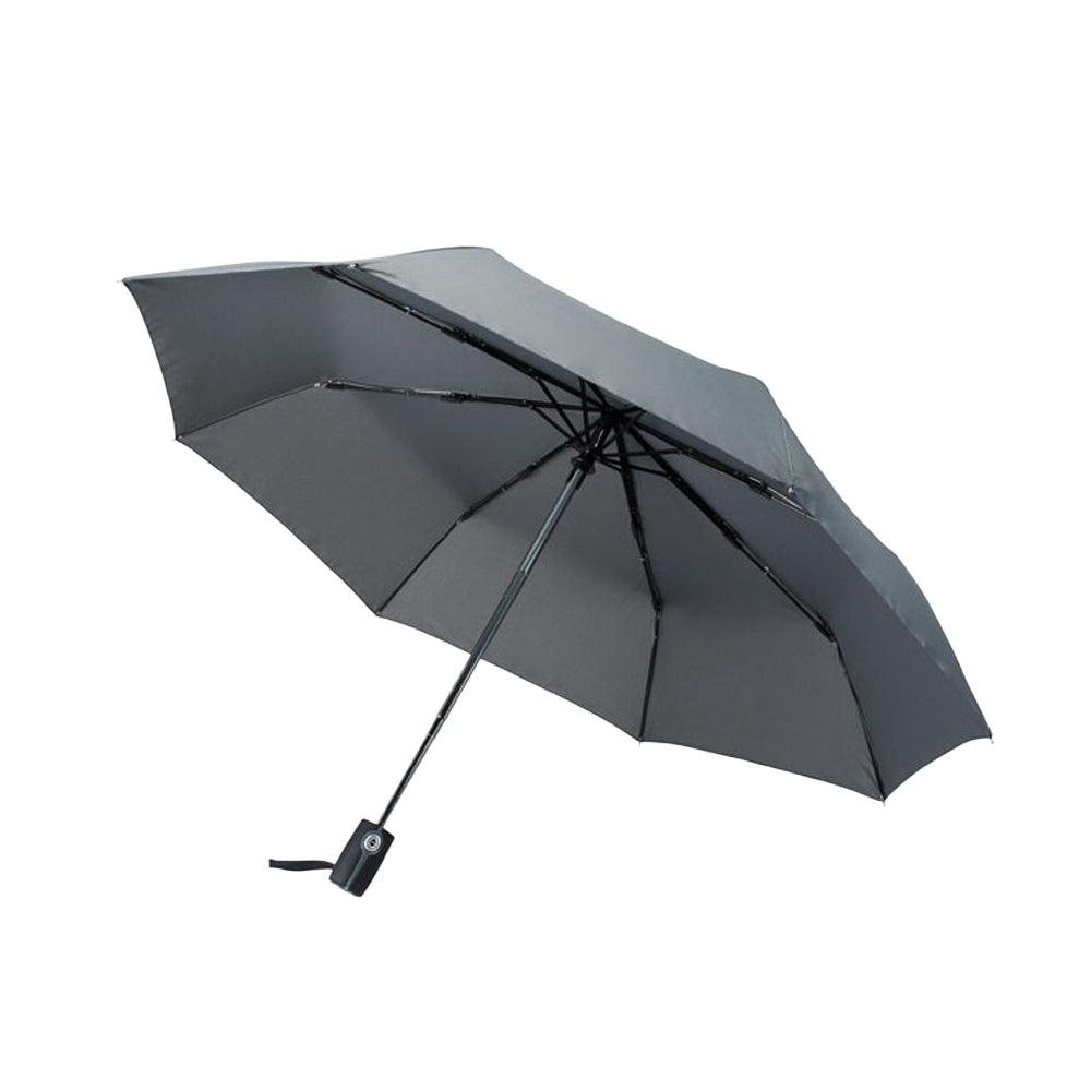 Grey - Back - MidOcean Gentlemen Windproof Stick Umbrella