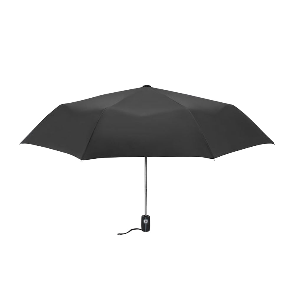 Black - Front - MidOcean Gentlemen Windproof Stick Umbrella