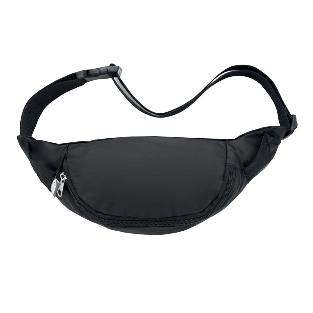 Black - Back - MidOcean Parkpet RPET Bum Bag