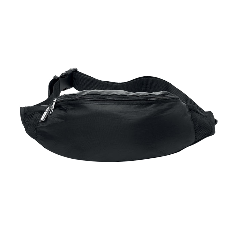 Black - Side - MidOcean Parkpet RPET Bum Bag