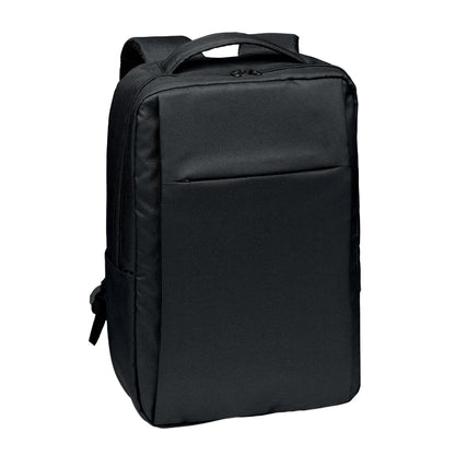 Black - Front - MidOcean Seoul RPET Laptop Backpack