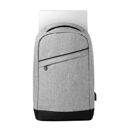 Grey - Back - MidOcean Berlin Two Tone Backpack