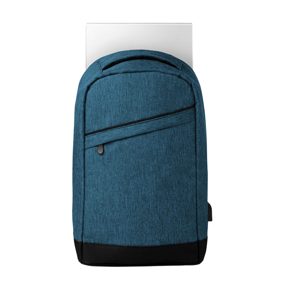 Blue - Back - MidOcean Berlin Two Tone Backpack