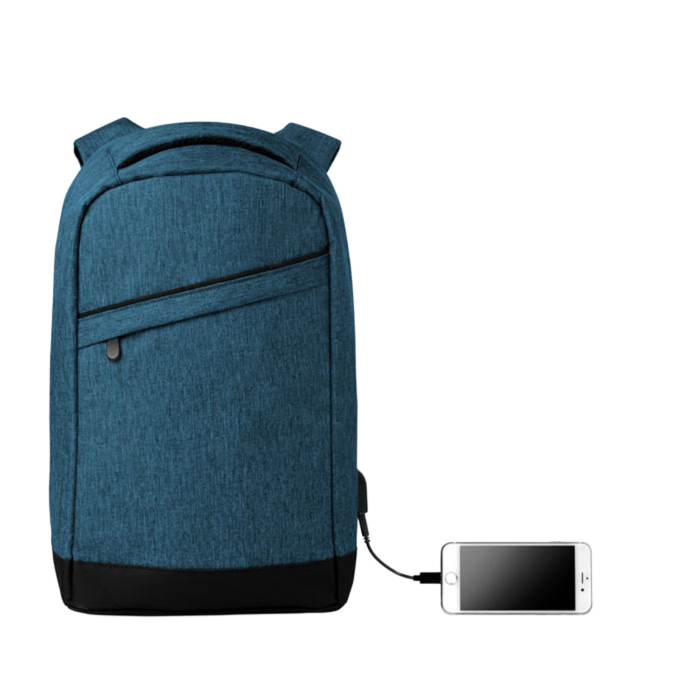 Blue - Lifestyle - MidOcean Berlin Two Tone Backpack