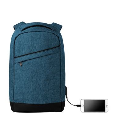 Blue - Lifestyle - MidOcean Berlin Two Tone Backpack