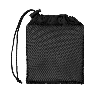 Black - Front - MidOcean Tuko Sports Towel & Bag