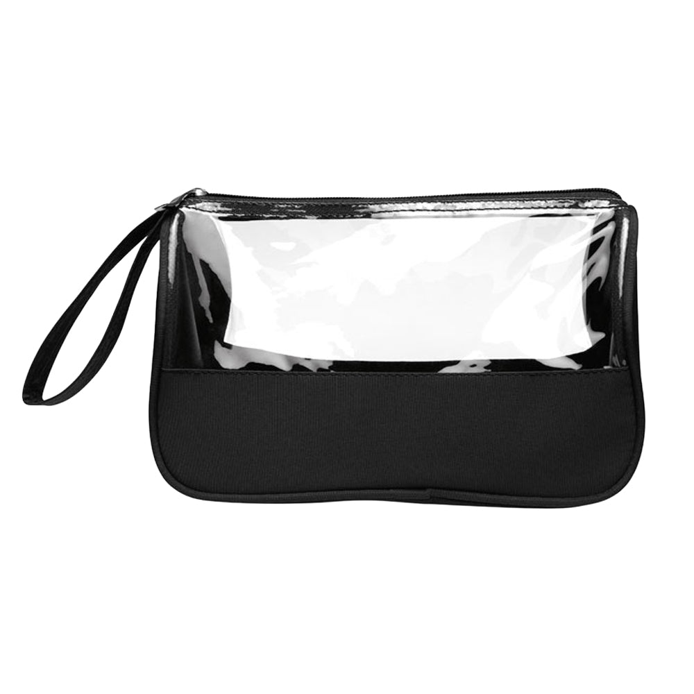 Black - Back - MidOcean Plas PVC Toiletry Bag