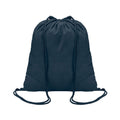 French Navy - Front - MidOcean Colored Cotton Drawstring Bag