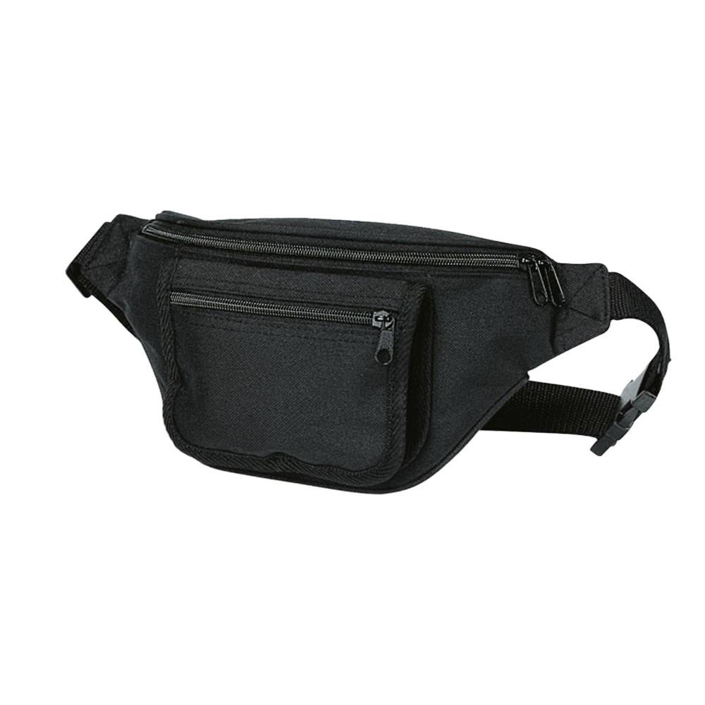 Black - Back - MidOcean Frubi Pocket Waist Bag