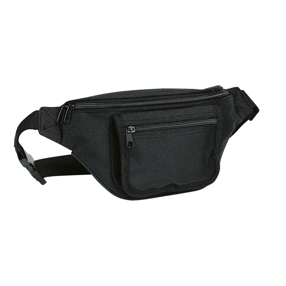 Black - Front - MidOcean Frubi Pocket Waist Bag